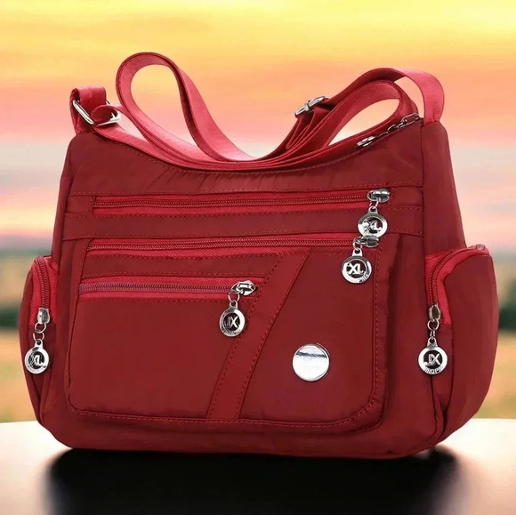 Nylon Crossbody Bag for Women | Large Capacity & Lightweight Travel-Ready - Picture 7 of 9